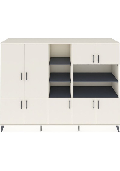 Hyperion Dolap 14 Raflı 9 Kapaklı 220x44x163 Aytaşı-aytaşı/antras Aytaşı-aytaşı/antrasit Hyperion Dolap 14 Raflı 9 Kapaklı 220x44x163 Aytaşı-aytaşı/antras Aytaşı-aytaşı/antrasit