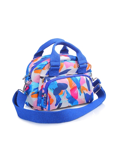 Kore Tarzı Çanta Crossbody, Desenli Kadın Omuz Çantası