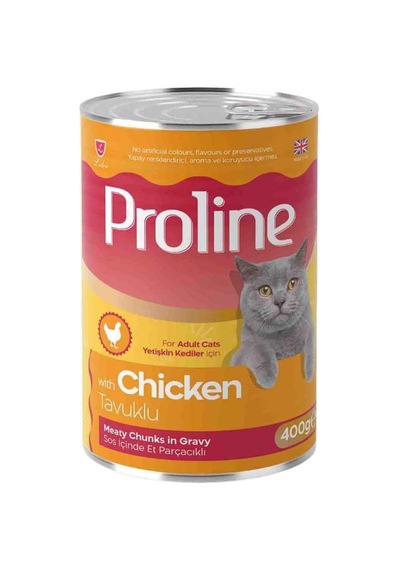 Proline Tavuklu Kedi Konserve Maması 400 Gr