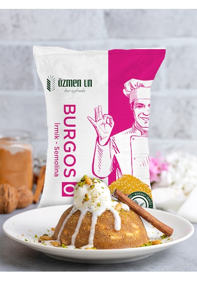 Özmen Un Burgos 0 Numara İrmik Semolina 25 Kg
