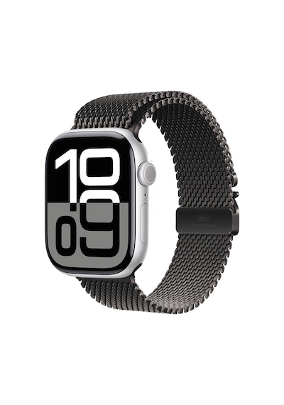 Apple Uyumlu Watch  10/11 Serisi 46mm Kordon Gerçek Titanyum Hasır Metal Band 100