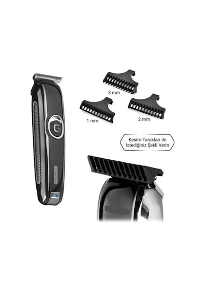 Zhltech Ip-1001 Yedek Başlıklı Şarjlı Saç Sakal Tıraş Makinesi