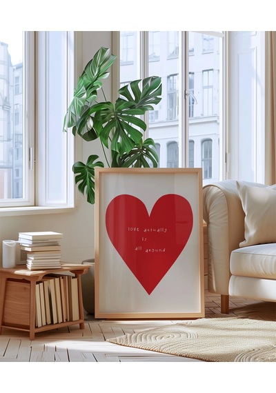 Çerçevesiz Poster Love Actually Is All Around