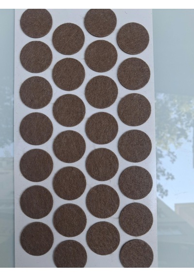 Keçe 90743 Hrd 4 Paket 28 Mm Kahve Masa Sandalye Koltuk Baza Ayak Çizdirmez Yapışkanlı