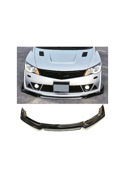 Mondeo 2001-2007 Gri Şeritli Renkli Ön Ek Ön Lip Piona Black 4 Prç