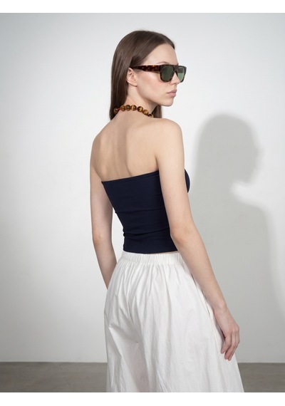 Dilvin 21218 Straplez Top-k.lacivert