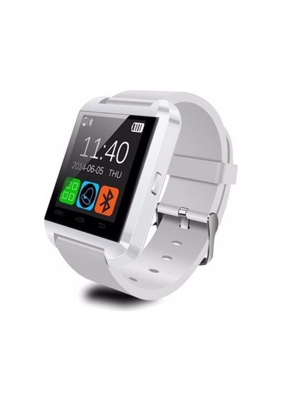 Smart Watch Hafıza Kartlı Kameralı Akıllı Saat Beyaz