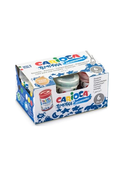 Yıkanabilir Parmak Boyası 25 Ml 6'lı Çok Renkli