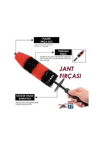 Profesyonel Jant Temizleme Fırçası