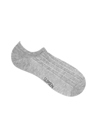 Suwen Kadın Knit Sneaker Çorap Sc1271050 Gri