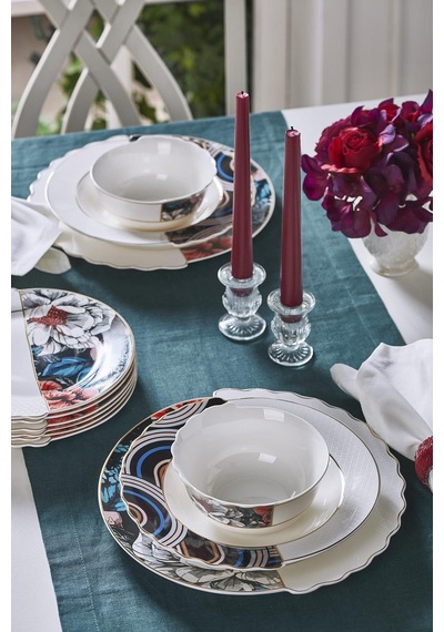 Neva N3508 Fion Hibrit 24 Parça 6 Kişilik Yemek Takımı