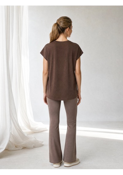 Nealirsanall.com Kadın V Yaka Yarasa Kol Oversize Penye Tunik - Salaş Kesim Pamuklu Tişört Tunik Bej Nealirsanall.com Kadın V Yaka Yarasa Kol Oversize Penye Tunik - Salaş Kesim Pamuklu Tişört Tunik Bej