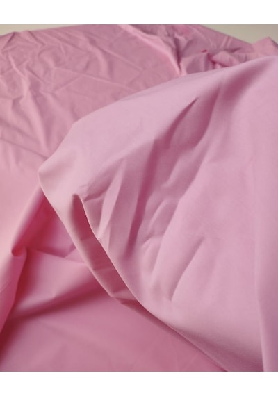 Açık Pembe Renkte Hafif Esnek Pamuklu Kumaş En 140 Cm X Boy 150 Cm -10340 Pembe