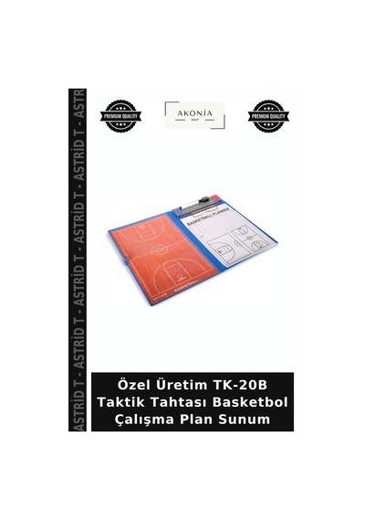 Özel Üretim Tk-20b Taktik Tahtası Basketbol Çalışma Plan Sunum
