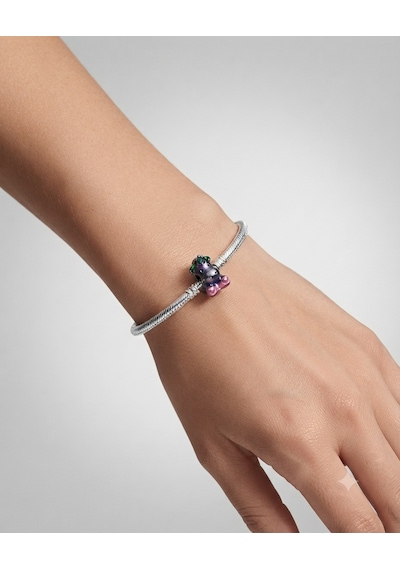 Kadın Renkli Unicorn Model Gümüş Charm