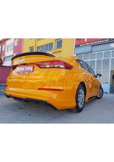 Hyundai Accent Elentra(2016..)arka Tampon Eki----fibersan Tuning N11.3366