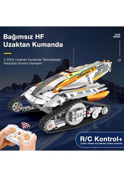 Reobrix Technic 99001 Kaşif Star Revenge:explorer Kumanda&motorlu Yaratıcı Yapı Blok Seti Building Blocks - 700 Parça