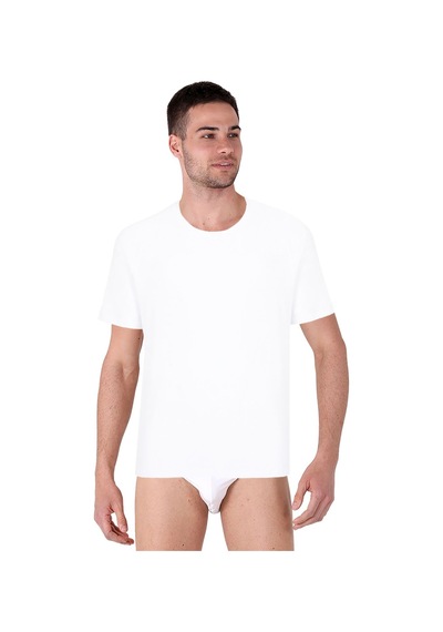 Thermoform Bambu Erkek Bisiklet Yaka Tişört Kısa Kollu Fanila Atlet Ve Slip Külot Seti Beyaz Çok Renkli Thermoform Bambu Erkek Bisiklet Yaka Tişört Kısa Kollu Fanila Atlet Ve Slip Külot Seti Beyaz Çok Renkli