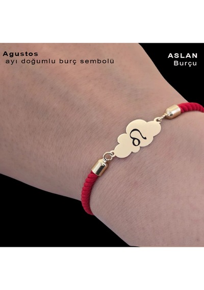 Archin Ağustos Ayı Doğumlarına Bulut Figürlü Kırmızı Örgülü 14 Ayar Altın Plakalı Hediye Bileklik-364ay Ağustos Archin Ağustos Ayı Doğumlarına Bulut Figürlü Kırmızı Örgülü 14 Ayar Altın Plakalı Hediye Bileklik-364ay Ağustos