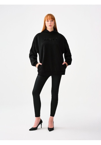 LOFT Oversize Kadın Sweatshirt Lf2038289 Q1.v1 Siyah