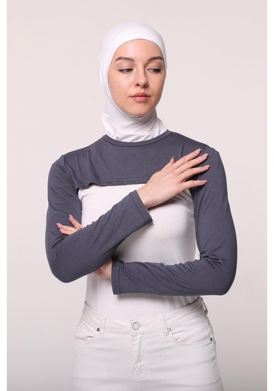 Altobeh Sıfır Yakalı Boyunluklu Kolluk Füme Çok Renkli