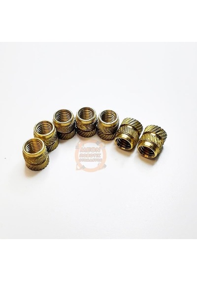 M5 8mm Boy İnsert Çakma Somun 50 Adet