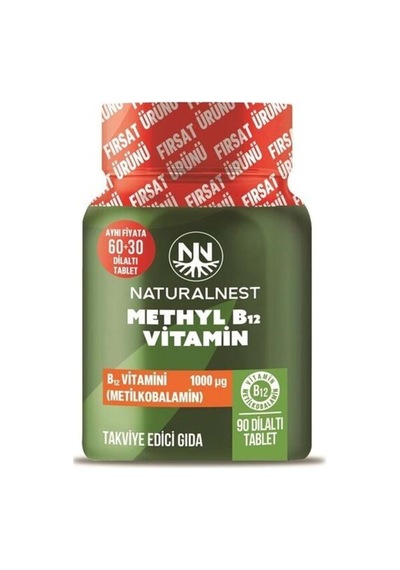 Methyl B12 Vitamin 1000 Mcg 90 Dilaltı Tablet