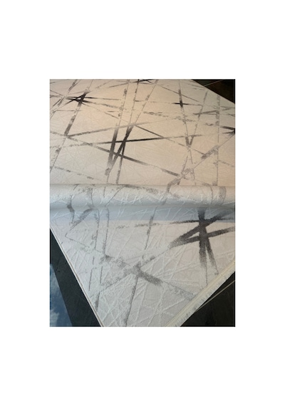 Merinos Vista %100 Akrilik Beyaz Gri Kesme Halı Yolluk Koridor Salon Halısı Geometrik Desenli 76590-95 Merinos Vista %100 Akrilik Beyaz Gri Kesme Halı Yolluk Koridor Salon Halısı Geometrik Desenli 76590-95