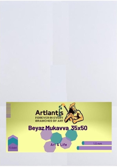 Renkli Mukavva 35X50 5 Adet Artlantis Renkli Mukavva 5 Adet