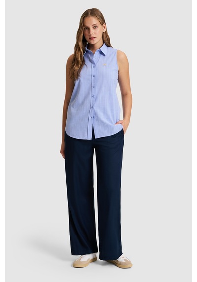 U.s. Polo Assn. Kadın Lila Gömlek Kısa Kollu 50324666-vr245 Lavanta