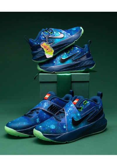 Nike Hustle D 12 X Lego Gs Çocuk Basketbol Ayakkabı-sportxstore Mavi