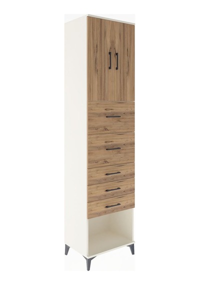 Hyperion Dolap 2 Raflı 5 Çekmeceli 2 Kapaklı 60x44x243 Aytaşı... Aytaşı