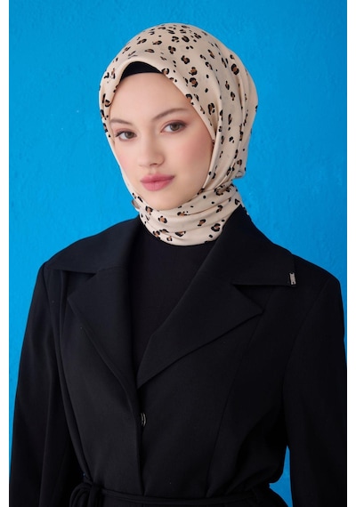 Belli %100 Twill İpek Eşarp 4126d 32 Azur