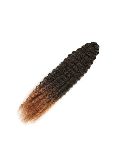 Brazilian Afro Dalgası / Siyah / Bakır Ombreli - Elm-01-463198 Çok Renkli