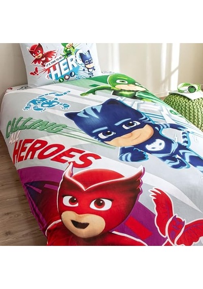 Masks Super Standart Pamuk Nevresim Takımı Çok Renkli Tek Kişilik Diğer