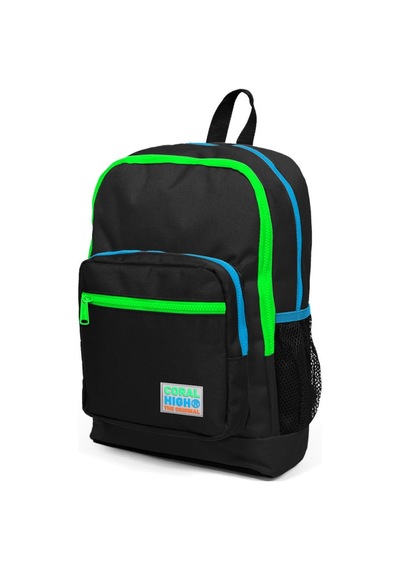 Coral High Kids Siyah Dört Bölmeli Okul Sırt Çantası 23717