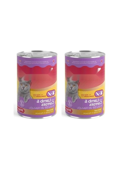 Kuzu Etli Ve Havuçlu Yetişkin Kedi Pate 395 Gr 2'li Paket 100 G