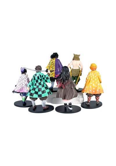Vıp Yüksek Kalite 16 Cm 6 Lı Demon Slayer Karakter Set Demon Slayer Oyuncakları Demon Slayer Biblo