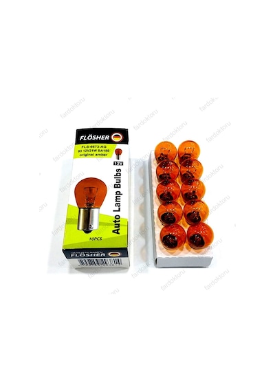 Fardoktoru P21W Oto Ampul Naturel Cam Turuncu Flösher