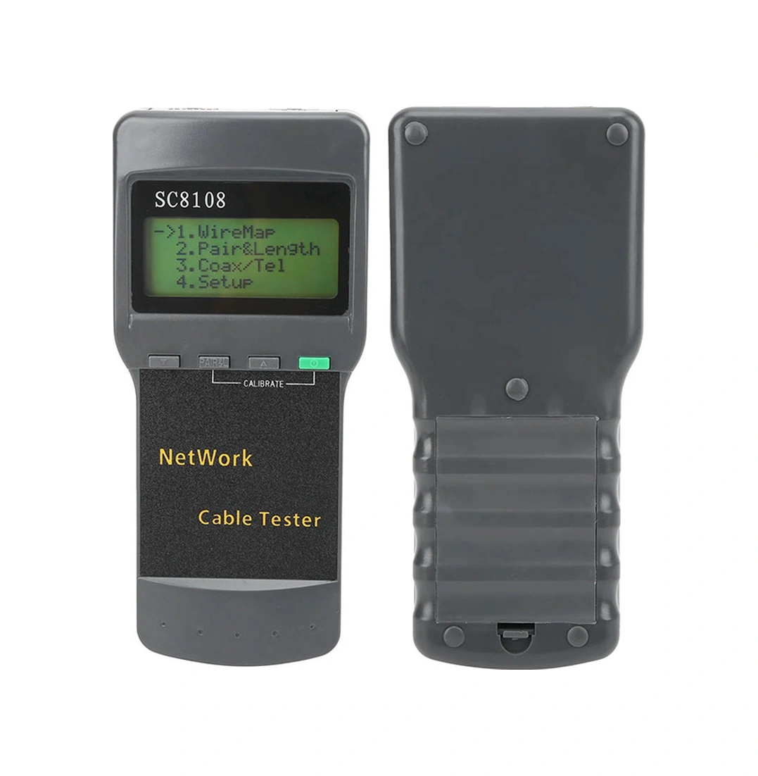 Dijital Kablo Tester Sc8108 Dijital Rj45 Network Kablo Test Cihazı