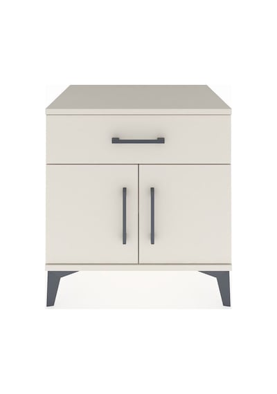 Hyperion Komodin Tek Raflı Tek Çekmeceli 2 Kapaklı 60x44x64 Aytaşı-aytaşı Aytası