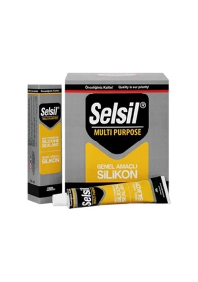 Mey İthalat Selsil Genel Amaçlı Tüp Silikon 50 Ml Beyaz