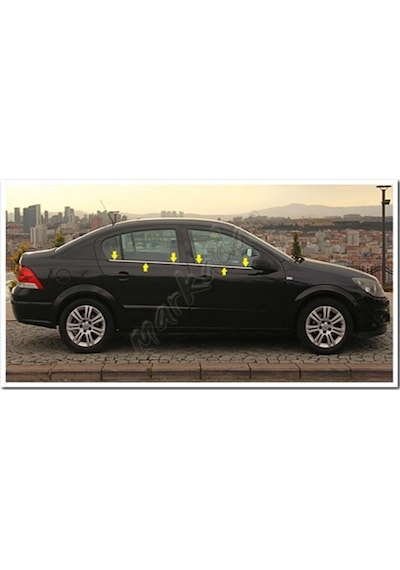 Db Chrome Opel Astra H Sedan Cam Çıtası Nikelajı 2004 Sonrası 4  P