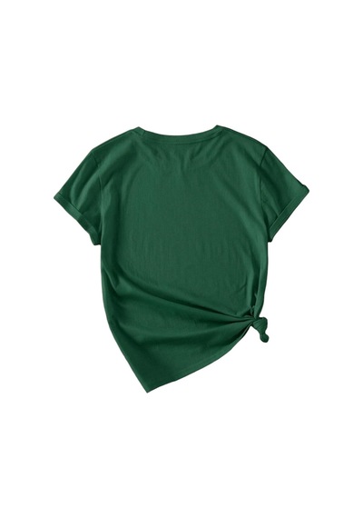 Uyguntarz Unisex Kesinlikle Hayır. Tasarım Basklı Tshirt Yeşil