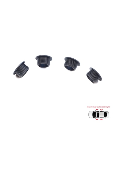 Mercedes W124 W201 W210 W168 W460 İçin 4x Kapı Kilit Düğme Yuvası Standart