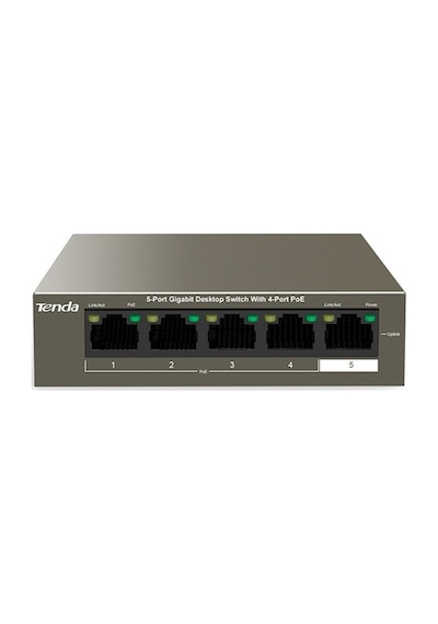 Tenda Teg1105P 5 Port 10/100/1000 4Port Poe 63W Switch