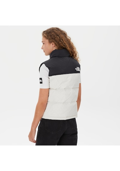 The North Face 1996 Retro Nuptse Kadın Beyaz Yelek Düz Nf0a3xepq4c1