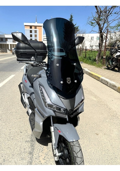 Motocam Arora Beatrix 150 Ön Cam 2023-2026 Model 65cm Siyah Renkli 4mm Orta Boylu