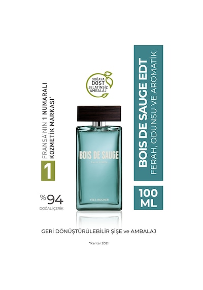 Yves Rocher Bois de Sauge Erkek Parfüm EDT 100 ML