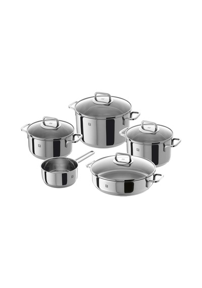 Zwilling Quadro 5 Parçalı Set Pişirme Kabı, Gümüş, 58 X 35 X 30 Diğer